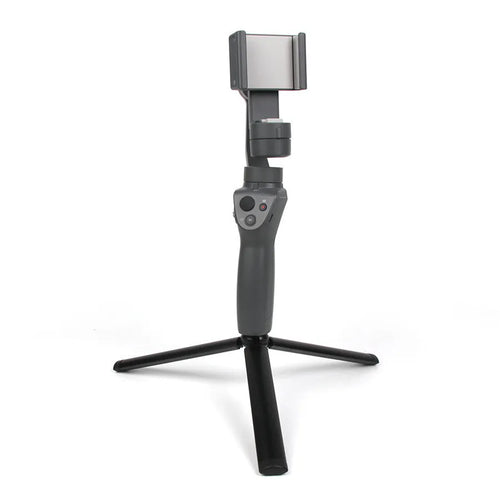 Black aluminium alloy tripod for mobile phones compatible with Apple iPhones