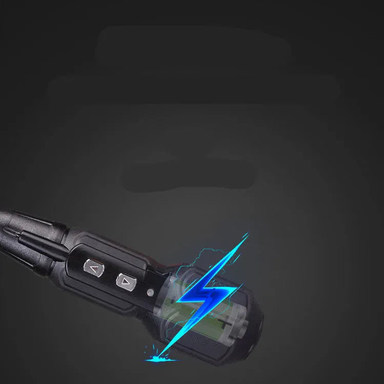 Alloy steel straight handle electric screwdriver with 36V battery and 10Nm torque in black or blue