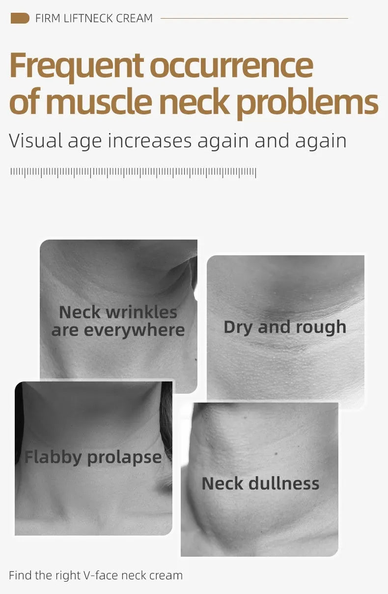 120ml tube of neck firming massage cream for universal skin types.