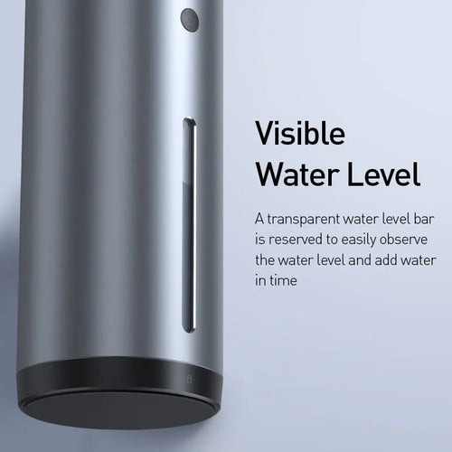 Black aluminium alloy car humidifier and air purifier diffuser unit