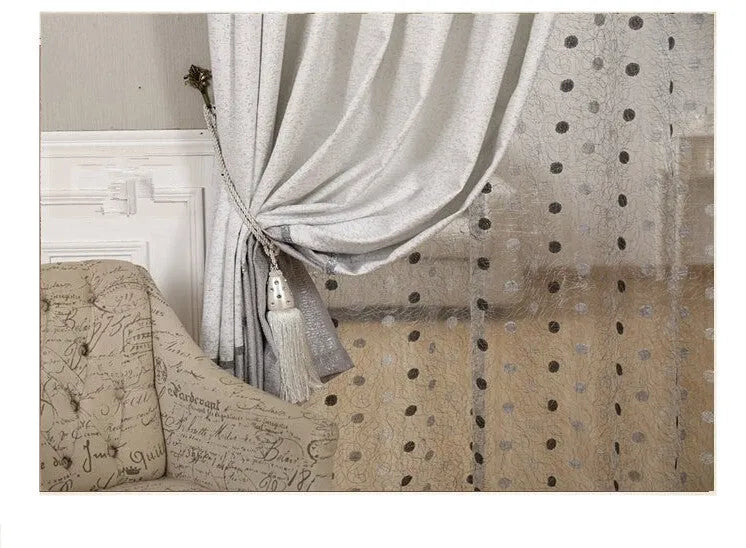 Single plain blackout curtain panel showing hook, Korean hook, and ring heading style options.