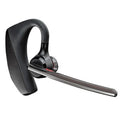 Black plastic Bluetooth sports headphones with over-ear design and USB charging port
