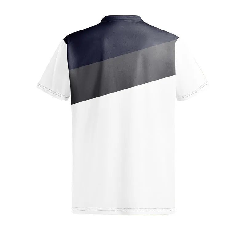 Men's loose fit short sleeve T-shirt with 3D digital printing in colour LM-PL047.