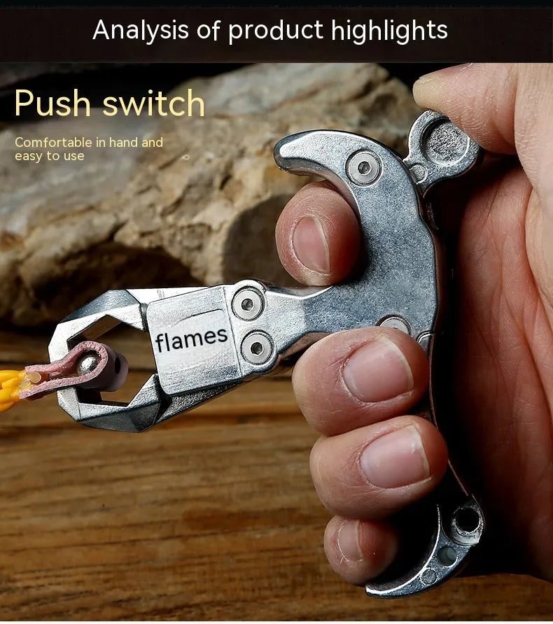 Two-axis harpoon clip alloy archery release aid for bowstring control