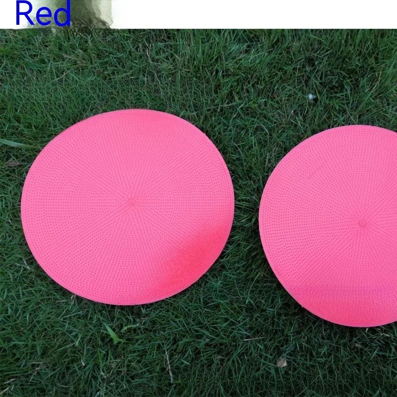 TPE football training marker disc in multiple colours with 23cm diameter measurement