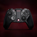 Black Gaishi PC and console gaming controller with type-C cable and vibration feedback feature.