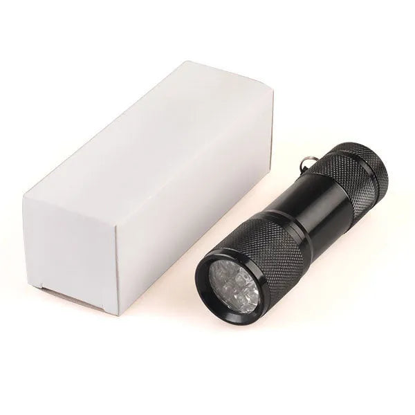 Black aluminium alloy smart vein locator infrared LED flashlight for medical use