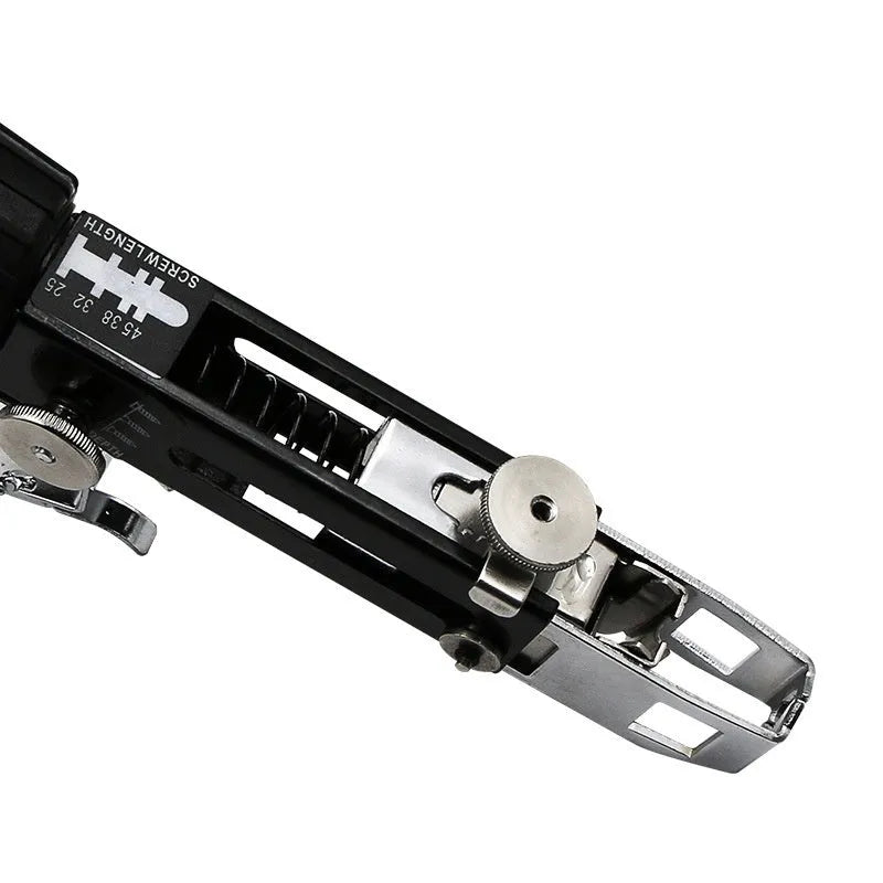 Chain screw gun head electric screwdriver with automatic functionality and metal construction