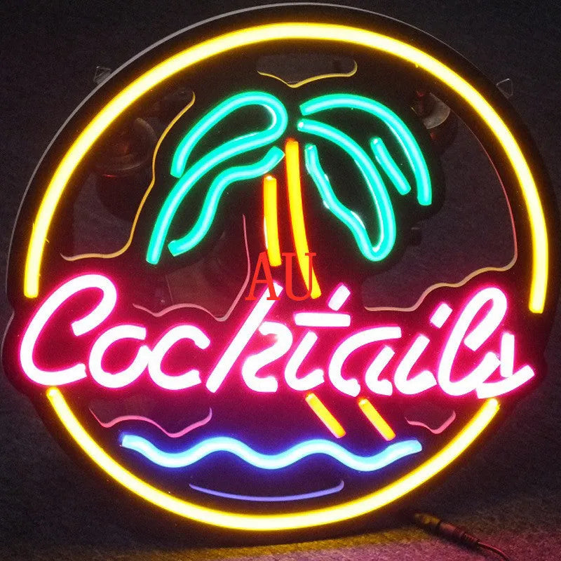 LED coffee neon billboard advertising light with mixed colour illumination for commercial decoration