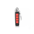 Black 433MHz rolling door remote control with 100m range and copy function