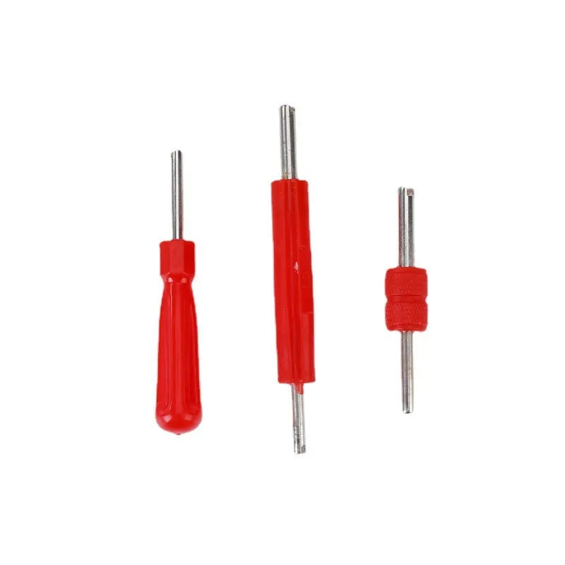 Single-head aluminium alloy twist valve wrench tool shown in one of three available colour style options.