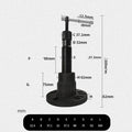 Chrome vanadium steel brake drum removal tool shown in three styles: A, B, and C for different vehicles.