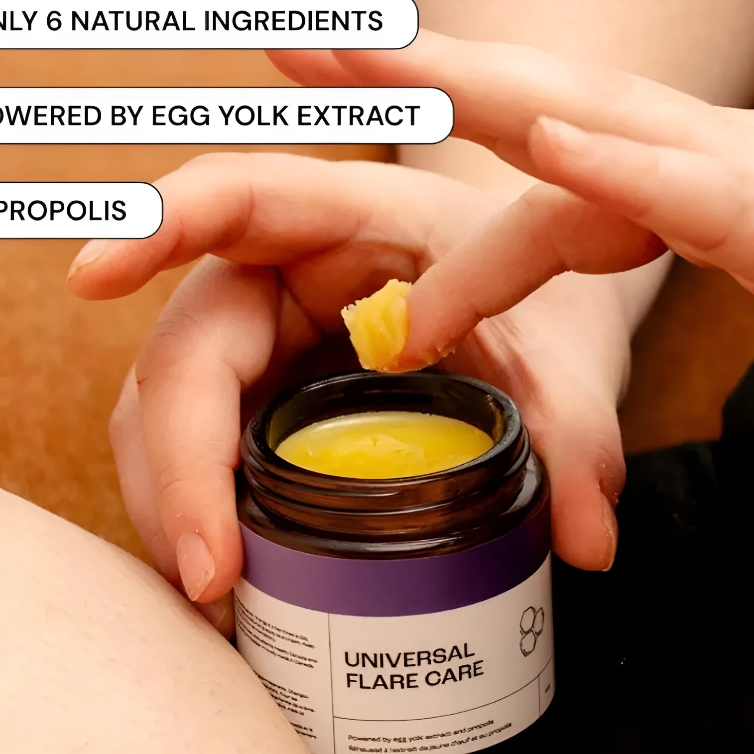 120g tube of Universal Flare Care muscle and joint pain relief cream with no logo on packaging