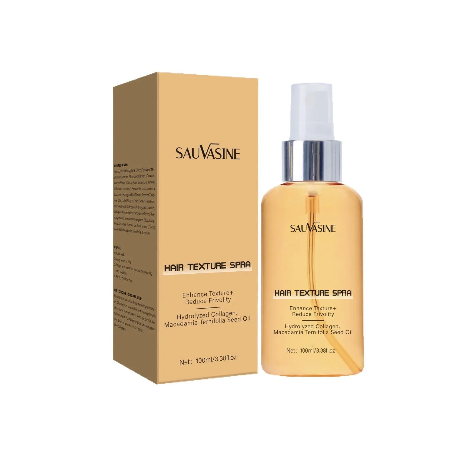 SWX-248 scalp care spray bottle with 100 ml capacity for frizz reduction and moisturising