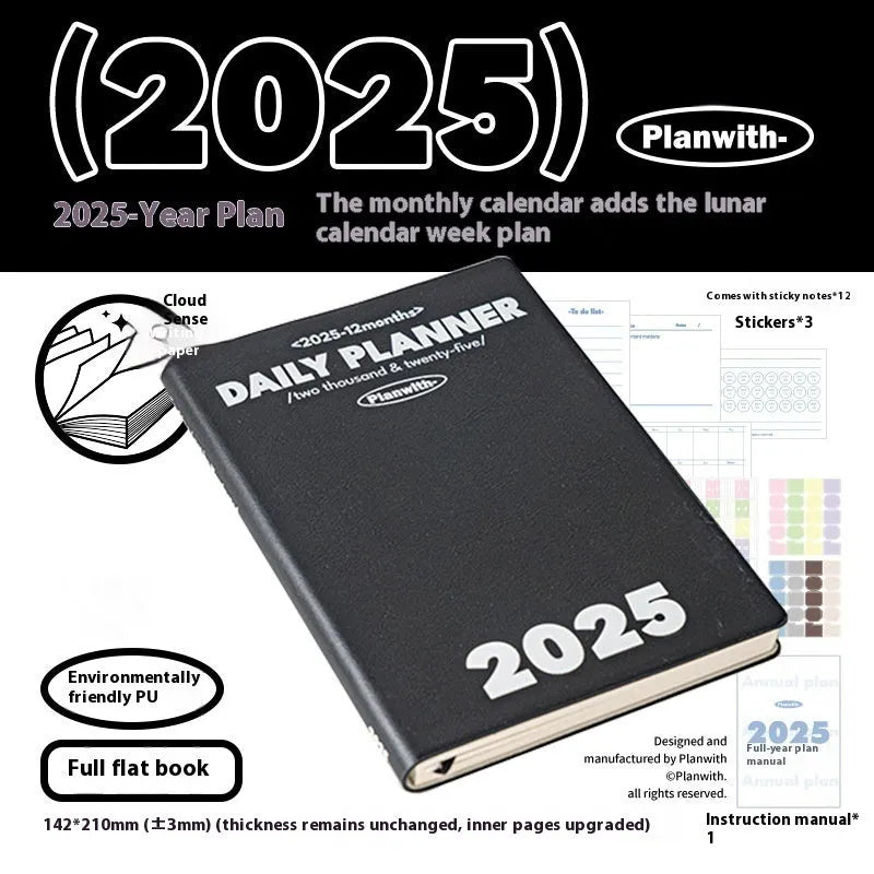 Waterproof notebook with PU cover in multiple colours for postgraduate study records