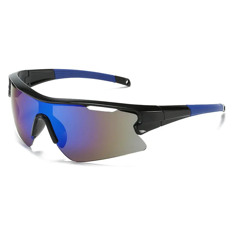 Windproof sports sunglasses for cycling and outdoor activities in multiple colour options.