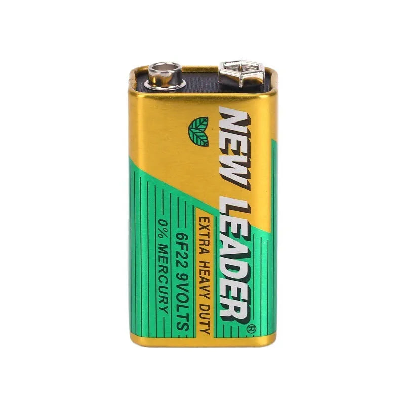 Xinlida 9V alkaline battery 6F22 model with snap terminals for wireless microphones
