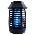 Black aromatherapy mosquito killer lamp with metal grid, for UV or LED tube options.