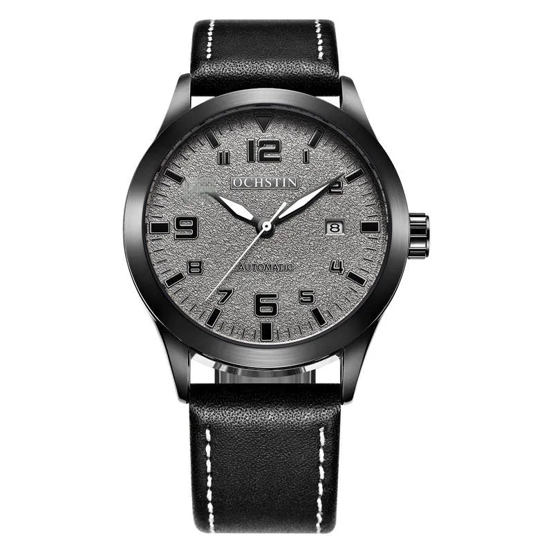 Men's retro automatic mechanical watch with business styling and multiple colour options