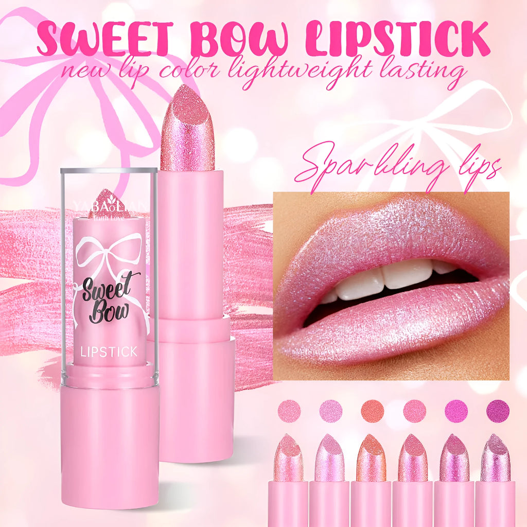Sweetheart Bow XINGX Diamond Lipstick from the Starlight Diamond series in six colour options.