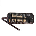 27-piece pottery clay tool set containing stainless steel, wood, and plastic tools for sculpture work
