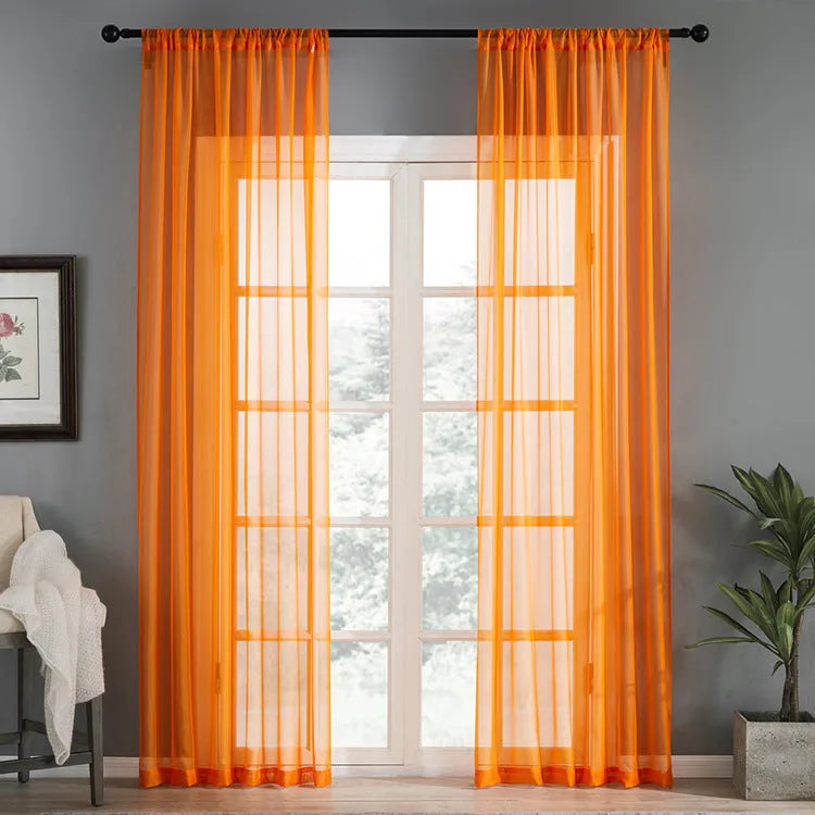 Black modern vertical linen blend curtain with flat embroidery stitching, width 150cm length 250cm