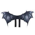 Black cloth bat wing Halloween costume for pets in three size options