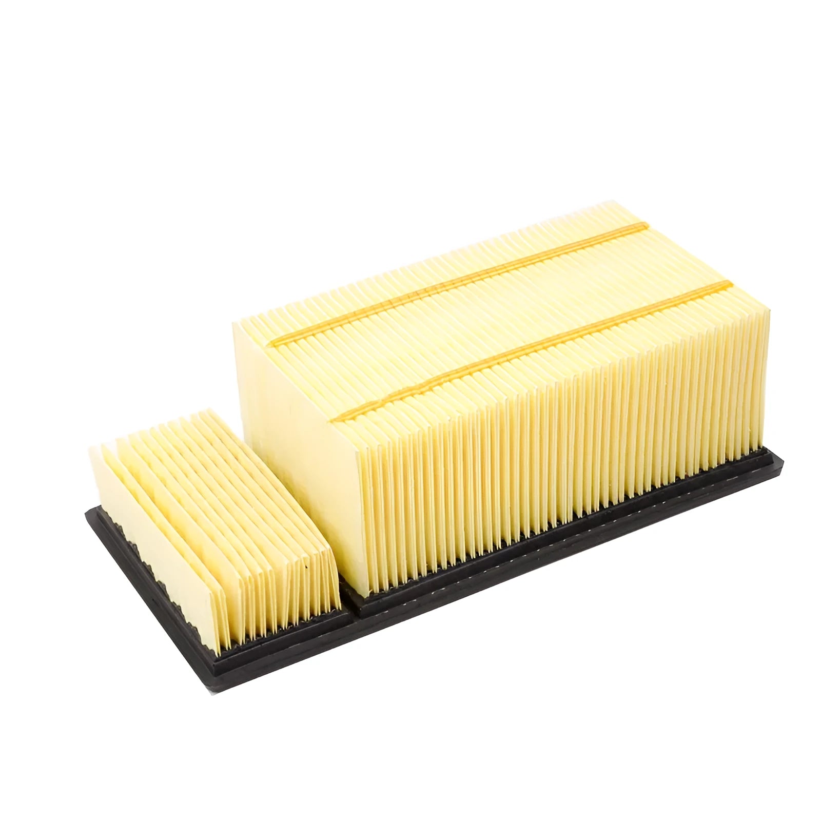 Dodge Ram pickup truck engine air filter cartridge with visible pleats and connection thread.