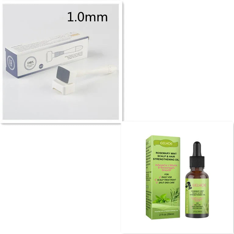 59ml bottle of rosemary mint hair growth fluid for scalp massage and treatment