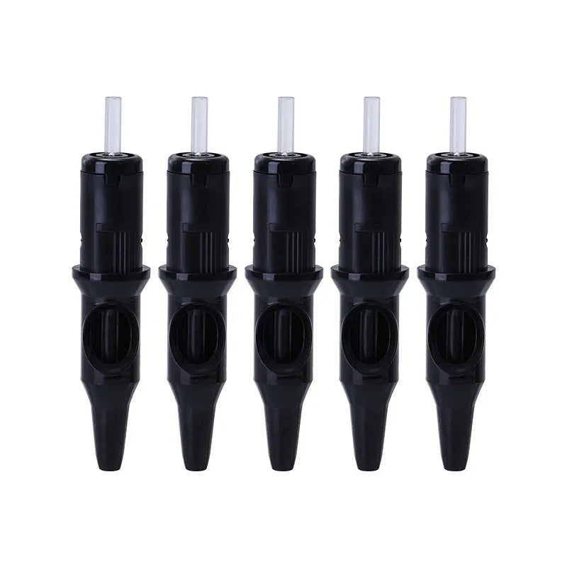 Tattoo integrated needle drawing tool with ballpoint pen attachment in black colour option