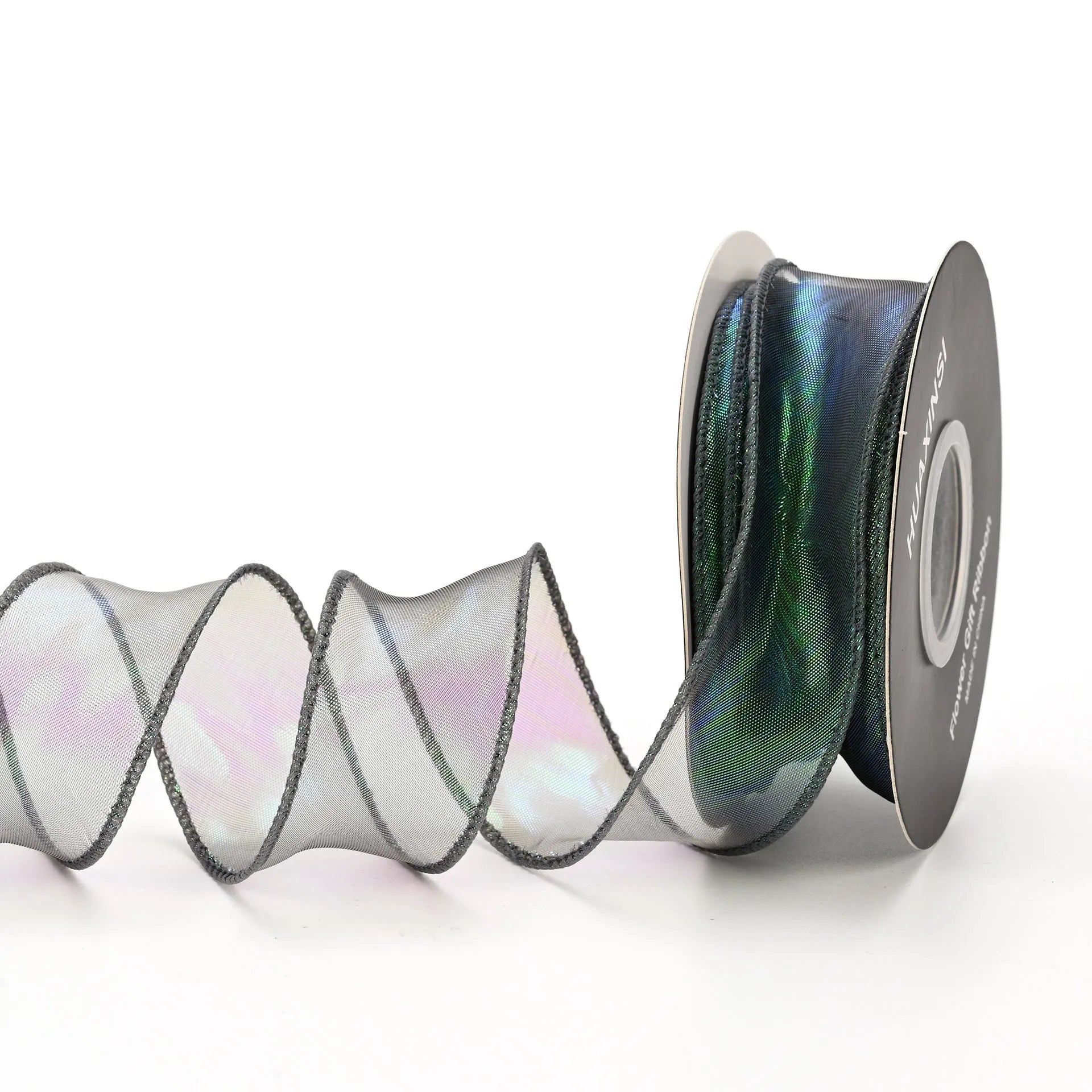 Fishtail yarn ribbon 4cm wide mesh material in multiple colour options for craft projects