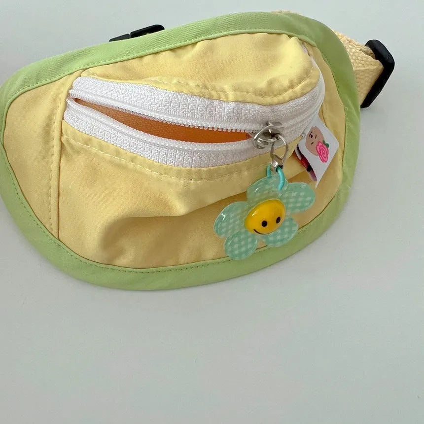 Powder blue pet backpack carrier for small dogs and cats with messenger bag styling