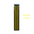 Boxed set of 12 coloured mechanical pencil refill leads in plastic tube with rainbow colour selection
