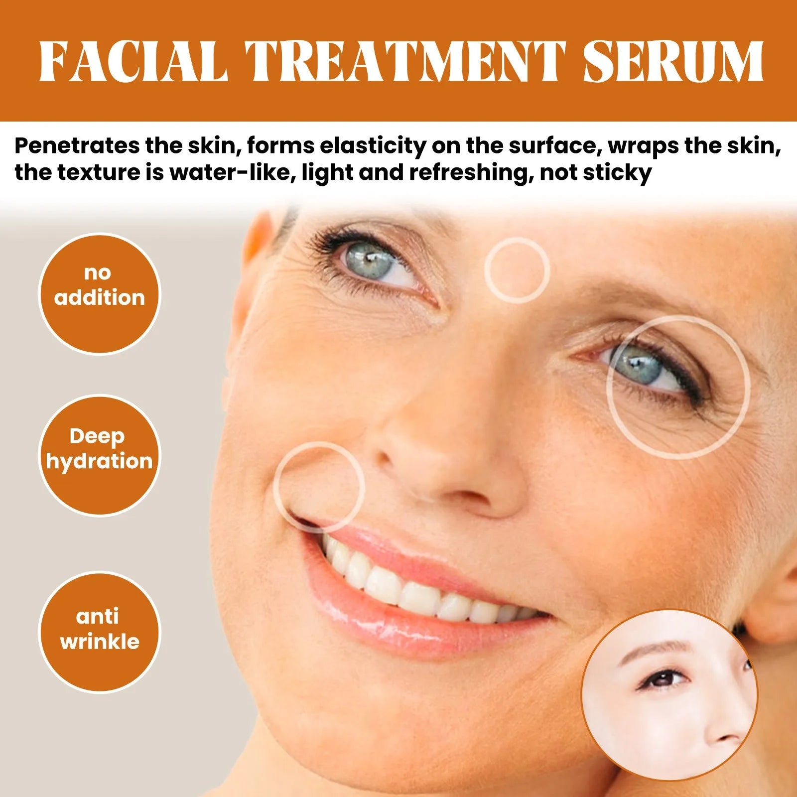 30ml retinol anti-wrinkle essence spray in box with spray bottle for facial treatment
