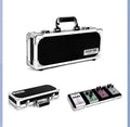 T-EC8 style guitar multi-effects stompbox pedal inside its included protective flight case.