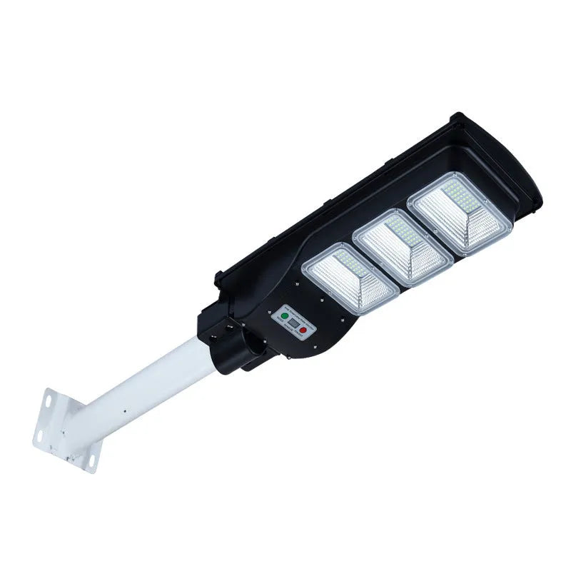 60W integrated solar street light with remote control for outdoor pathway and driveway illumination