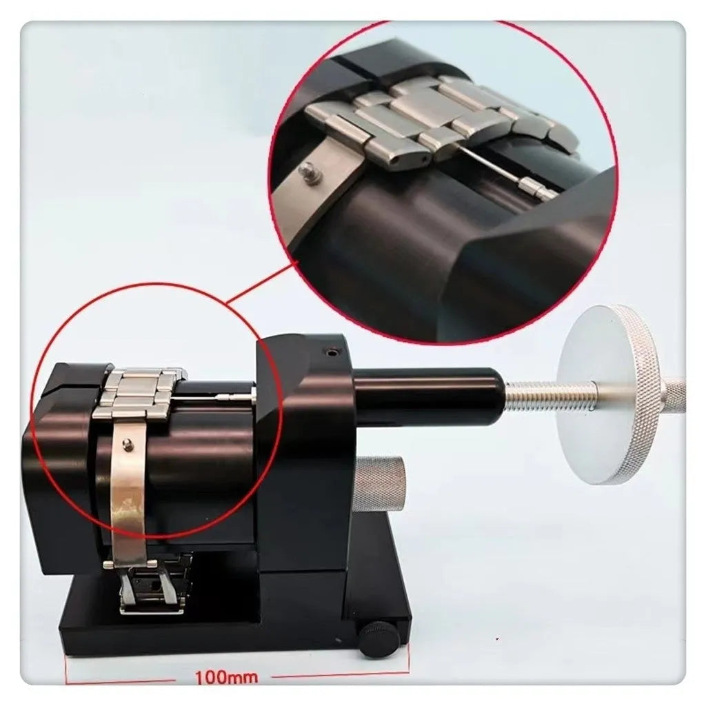 Alloy steel watch strap stripping machine with 12-piece components for professional watch repair