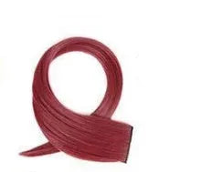 60cm curly gradient hair extension patch in mixed silk material showing colour options