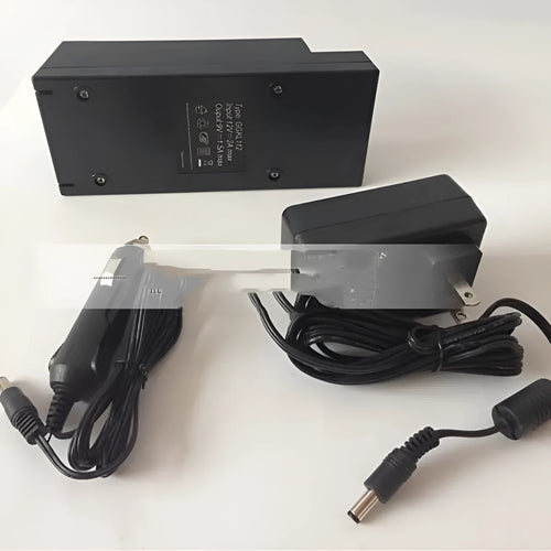 Car charger installation kit with UK 220V plug and lightweight electrical components