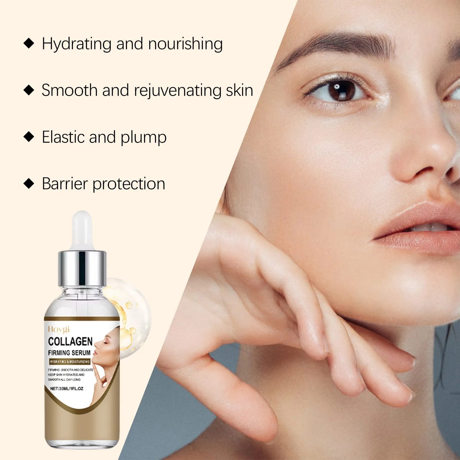 Collagen Firming Care Solution 30ml bottle with hyaluronic acid