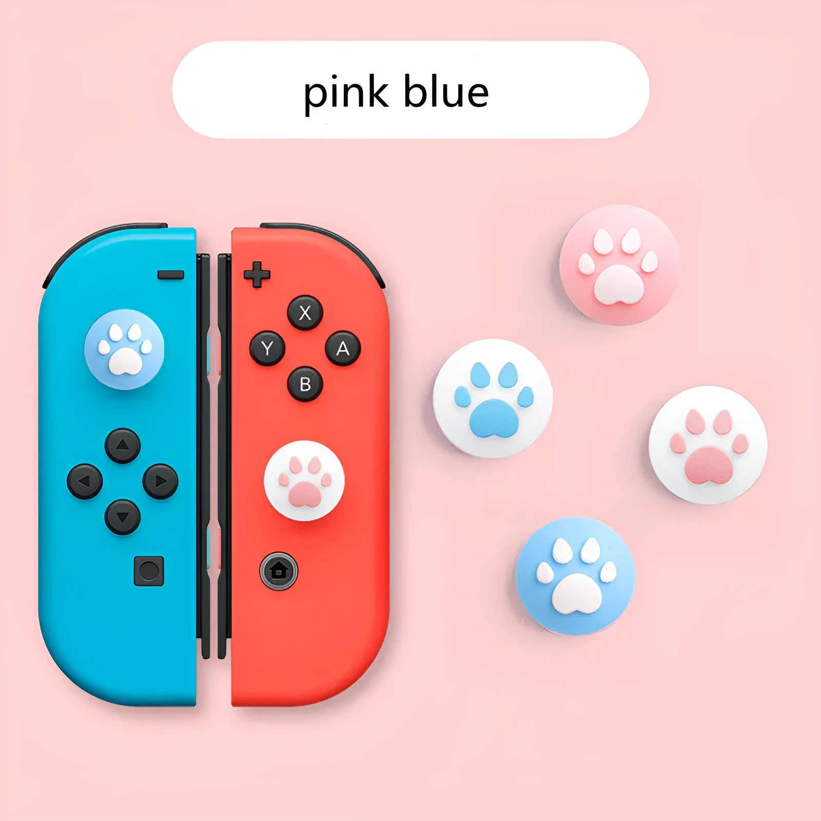 Nintendo Switch Lite silicone rocker caps in various colours for joystick protection