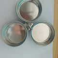 Mini heart-shaped egg steamer in stainless steel for single boiled egg preparation