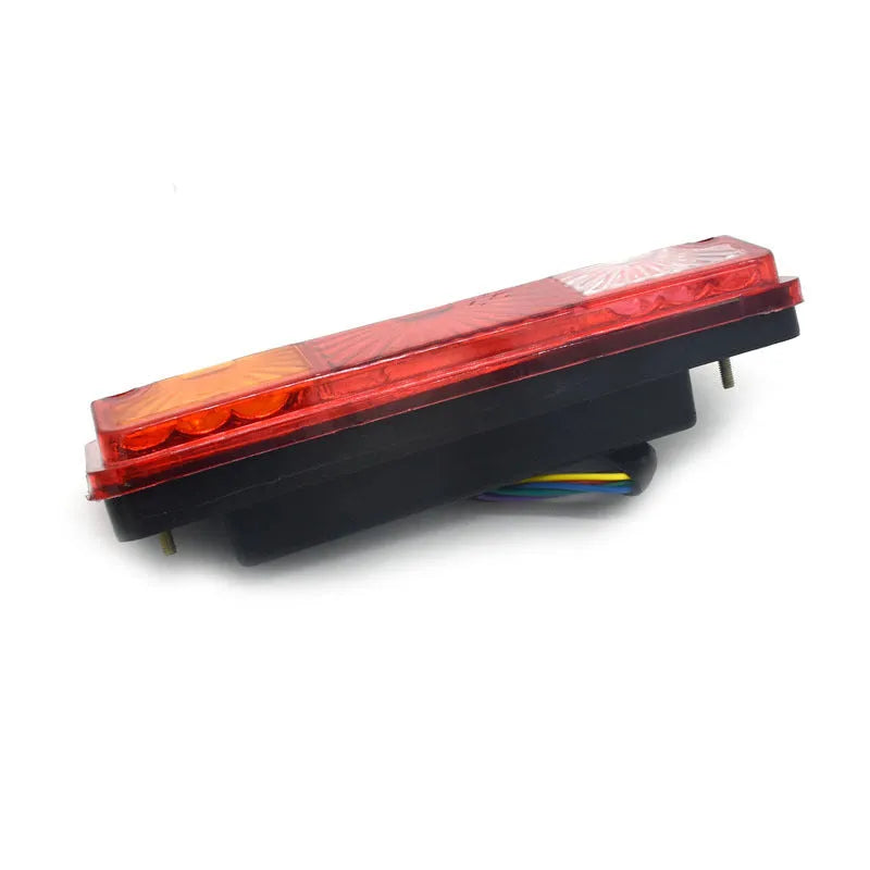 Black semi-closed electric tricycle taillight unit for 12V or 48-60V systems.