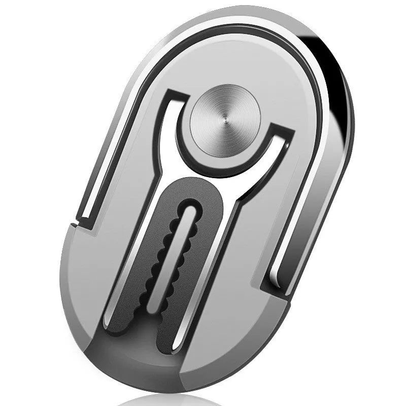 Universal car phone ring bracket in black, silver, blue, gold, or red for dashboard or windscreen mounting.