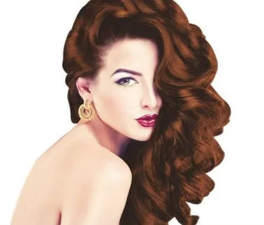 Plant aromatic soft luster mild hair colour cream tubes in maroon, wine red, chestnut brown, and dark brown shades.