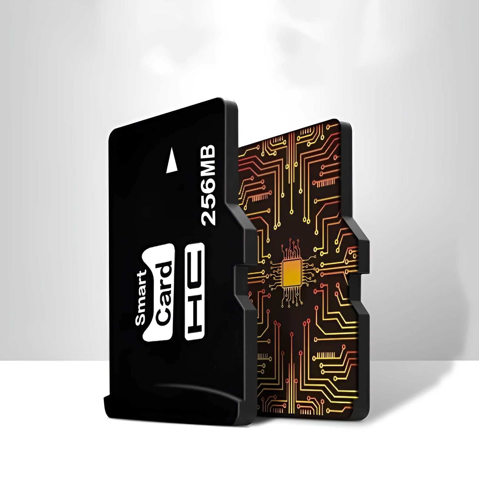 256MB TF series memory card measuring 11x15x1mm for MP3 and MP4 devices in packaging