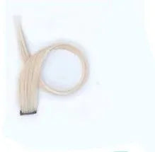 60cm curly gradient hair extension patch in mixed silk material showing colour options