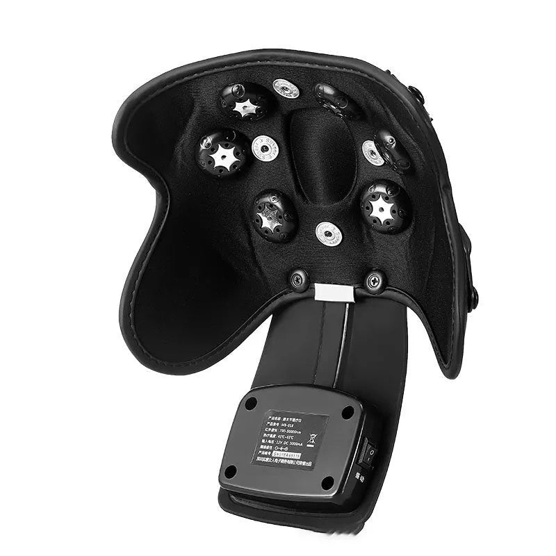 Infrared knee and shoulder massager with adjustable temperature control and multiple pads