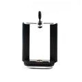 Black ABS plastic mobile phone holder with U-clip design and adjustable hose bracket for car mounting