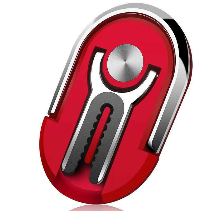 Universal car phone ring bracket in black, silver, blue, gold, or red for dashboard or windscreen mounting.